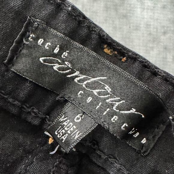 Cache Contour Collection Black Flare Pants - Size: 6 - Picture 3 of 8